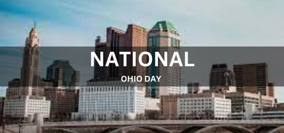 NATIONAL OHIO DAY [राष्ट्रीय ओहियो दिवस]